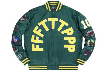 FTP League Green Varsity Jacket