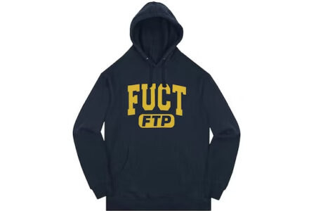 FTP x FUCT Academy Pullover Hoodie Navy