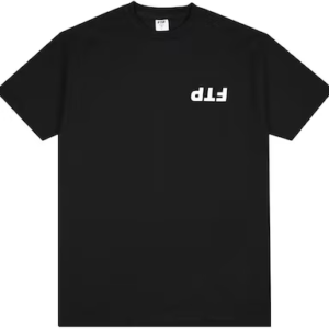 FTP Vertical Logo T Shirt Black