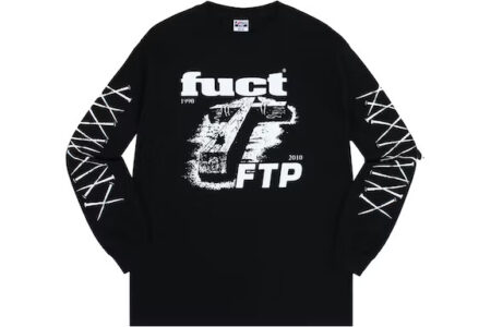 FTP x FUCT Fallen Cross Sweatshirt Black