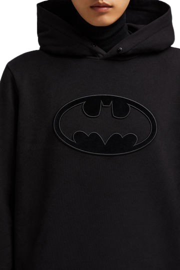 Batman Logo Hoodie Black