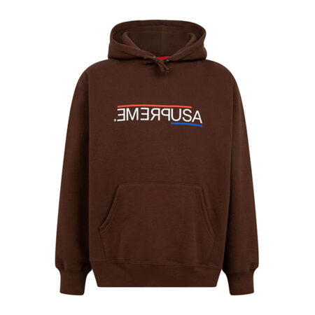 Brown Supreme Hoodie