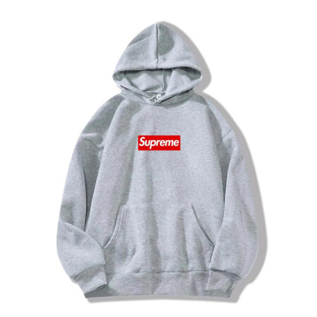 Grey Supreme Hoodie